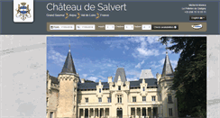 Desktop Screenshot of chateau-de-salvert.fr